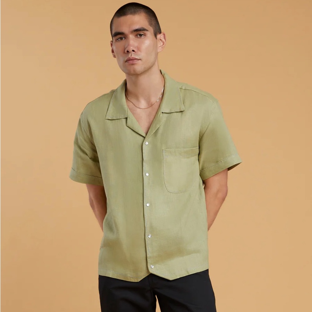 Studio Innovatus Olive Green Men's Shirt size XS